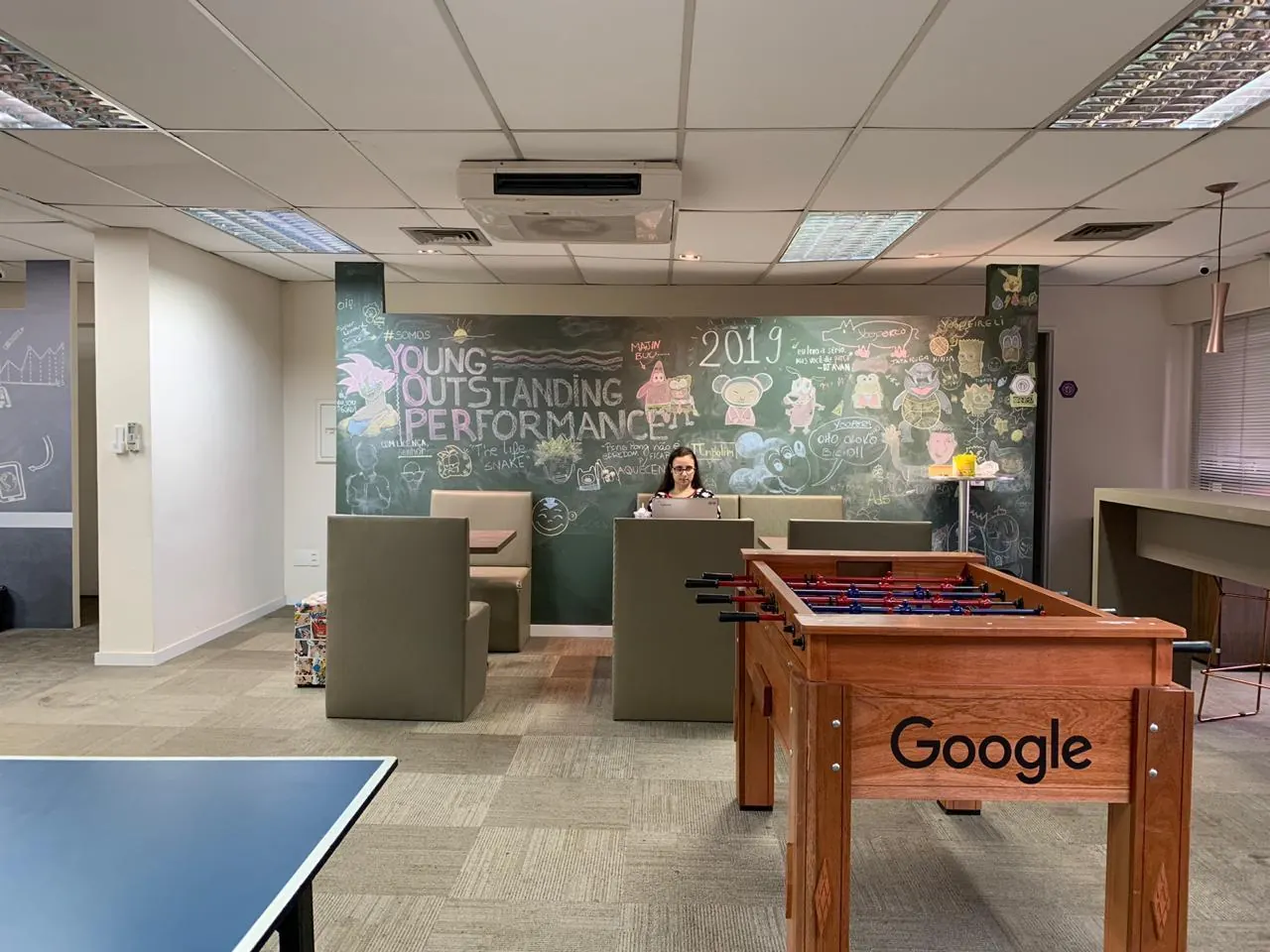 Espaço de convivência corporativo