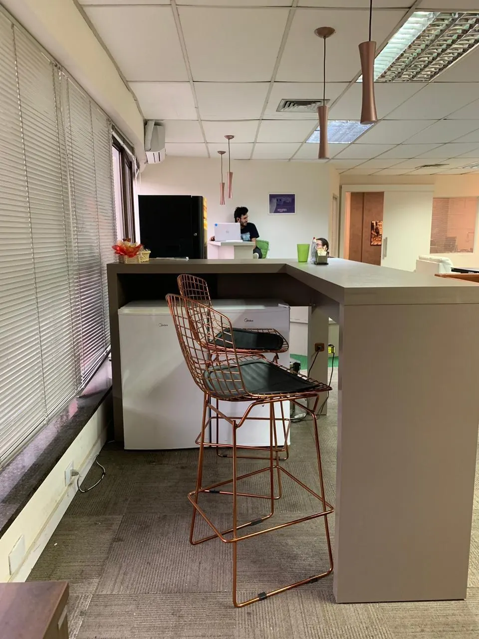 Bancada no ambiente corporativo